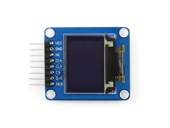 0,95-дюймовый RGB OLED (A) малый дисплейный модуль 1331 с чипом драйвера Разрешением 96 x 64 SPI Интерфейсы изогнутый/горизонтальный штыревой наконечник