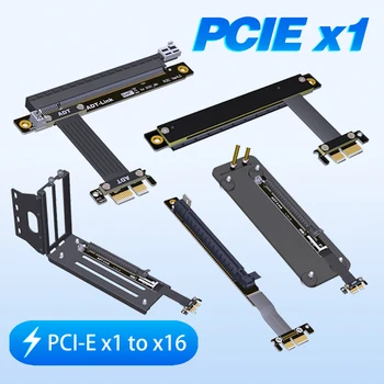 PCI-E 4.0 Кабель Riser от 3.0 X1 до X16 PCIe от 1x до 16x Удлинитель GPU для Майнинга BTC Поддержка видеокарт NVidia AMD