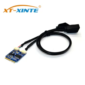XT-XINTE M.2 A/E Ключ к двойному кабелю USB 2.0, внешнему отдельному интерфейсному кабелю для ноутбука