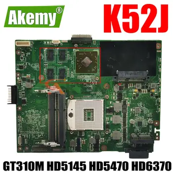 Материнская плата K52J с GT310M HD5145 HD5470 HD6370 для ASUS K52JC K52JB K52JK K52JR K52JT K52JU K52JE P52J Материнская плата ноутбука