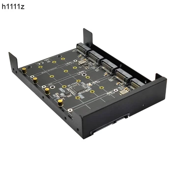 Металлический корпус 4/5 Порта B + M Ключ M.2 SATA SSD для 3,5 