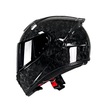 Мотоциклетный шлем из углеродного волокна мотоциклетная индивидуальность легкий, полный охват на все сезоны универсальный ультралегкий мужской шлем