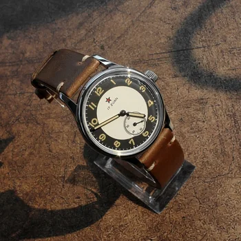 Мужские Автоматические часы GULL TRON 38,5 мм, Роскошные Мужские часы, Ультратонкие механические наручные часы в стиле Ретро, Светящееся Зеркало с пузырьками ST1701