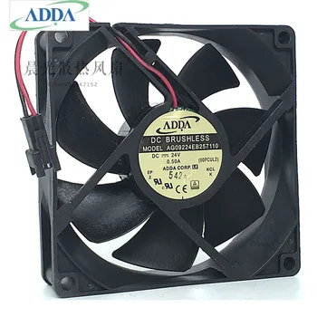 Оригинал ДЛЯ ADDA AG09224EB257110 9 см 24 В 0.50A 9025 двухшаровый инверторный серверный вентилятор охлаждения