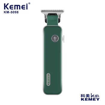 Профессиональная машинка для стрижки волос Kemei с Т-образным лезвием Для сухого бритья, Станок для круговой стрижки волос, Станок для короткой стрижки KM-5098